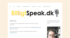 Desktop Screenshot of billigtspeak.dk